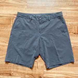 Hang Ten Men’s 36 Gray 11” Shorts California Chino Hybrid Skate Surf Swim Beach
